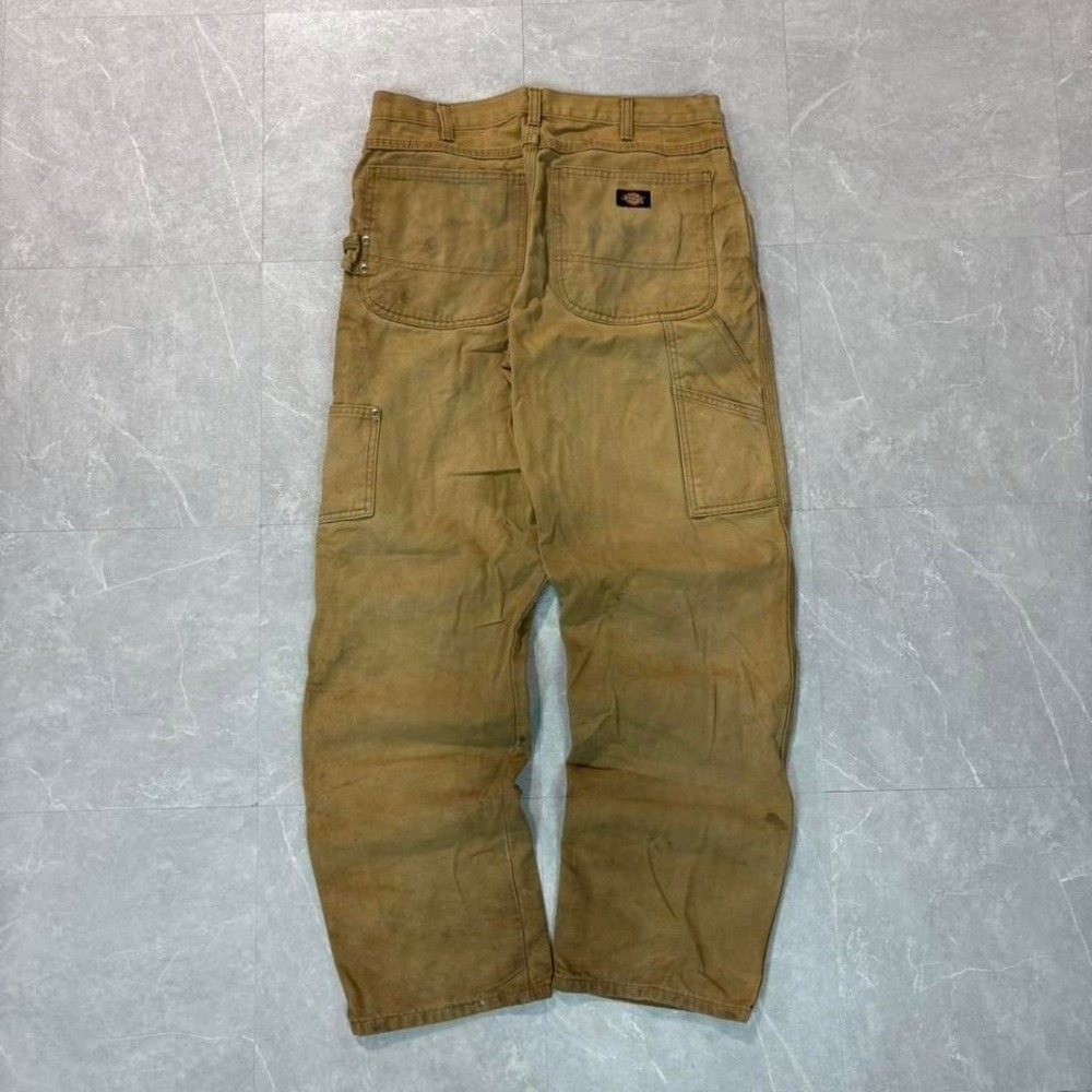 Vintage Tan Dickies carpenter pants with a relaxedβ fit workwear
